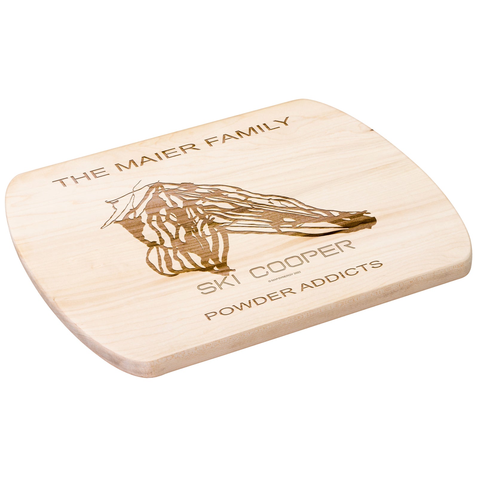 PERSONALIZED Ski Cooper ,Colorado SKI TRAIL MAP CUTTING BOARD