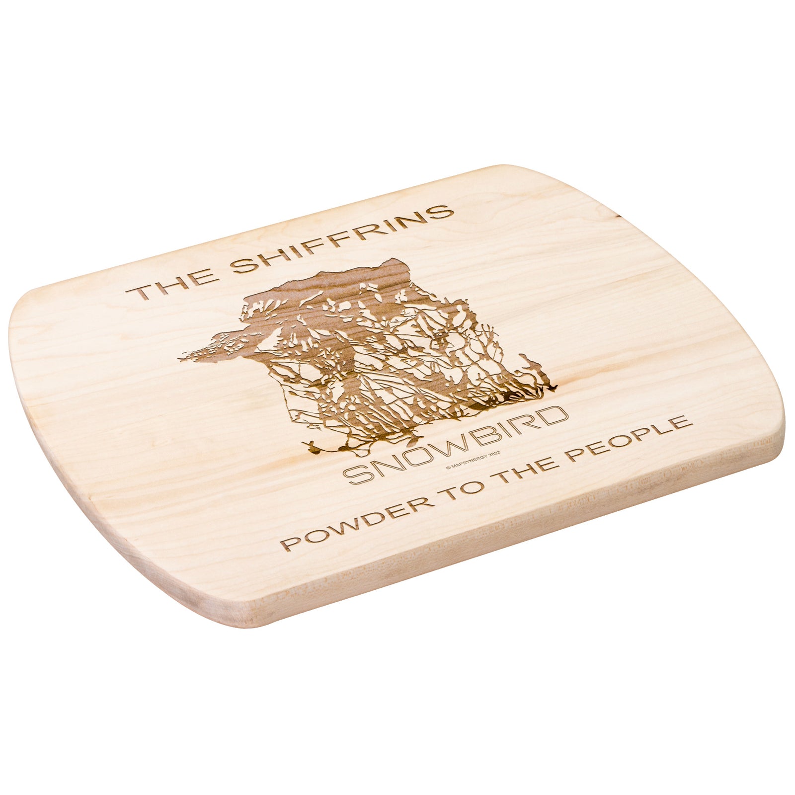 PERSONALIZED Snowbird ,Utah SKI TRAIL MAP CUTTING BOARD
