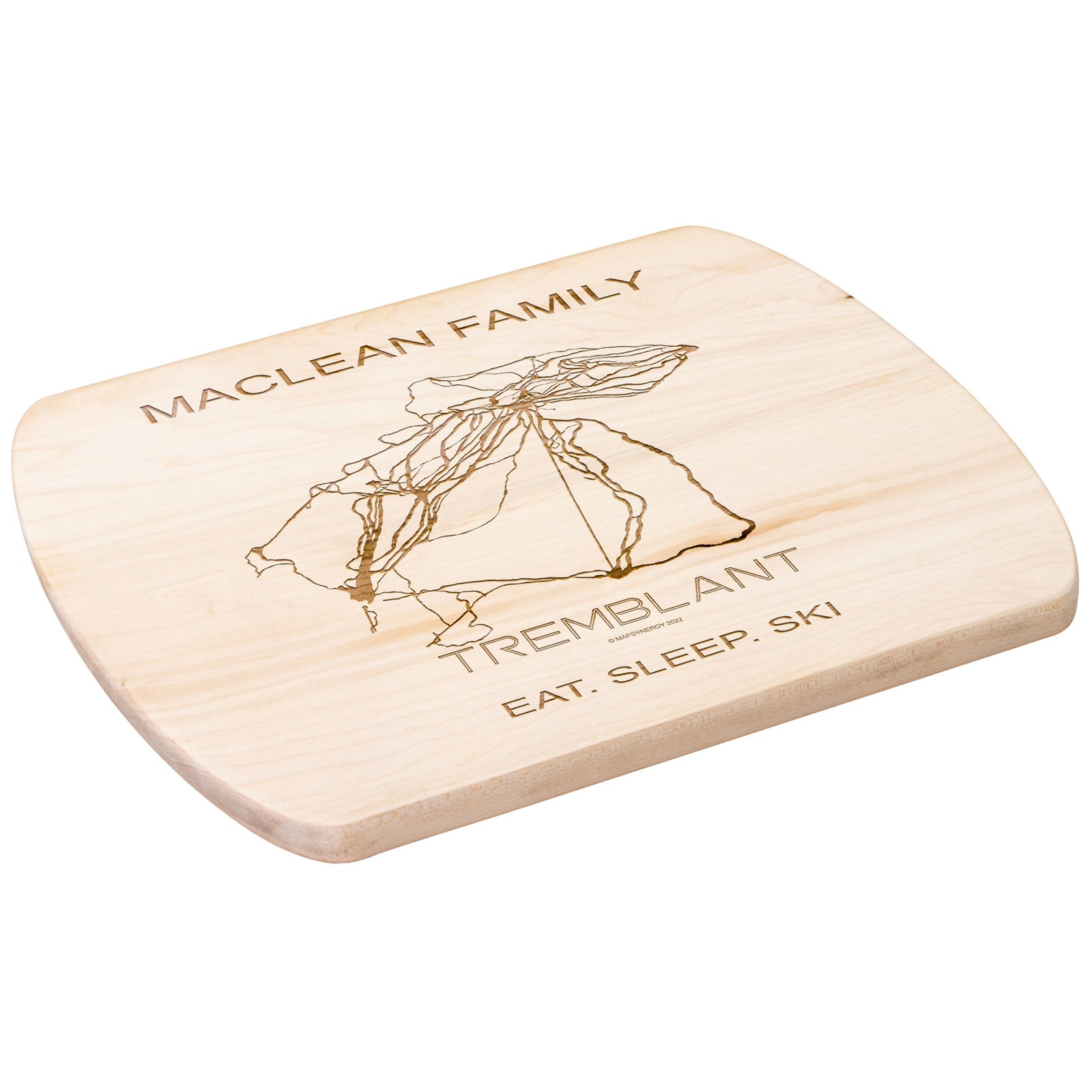 PERSONALIZED Mont Tremblant, Quebec Ski Trail Map Cutting Board