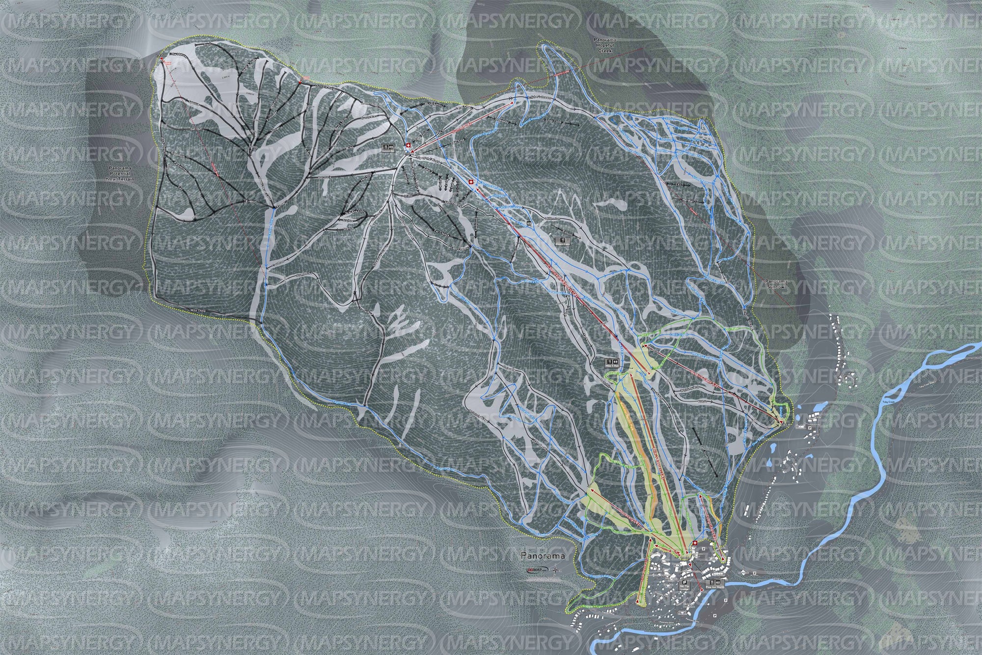 Panorama trail map