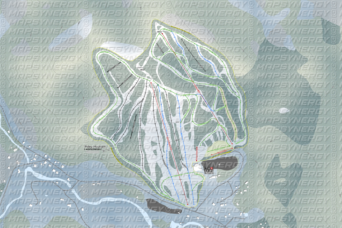 Poley Mountain trail map