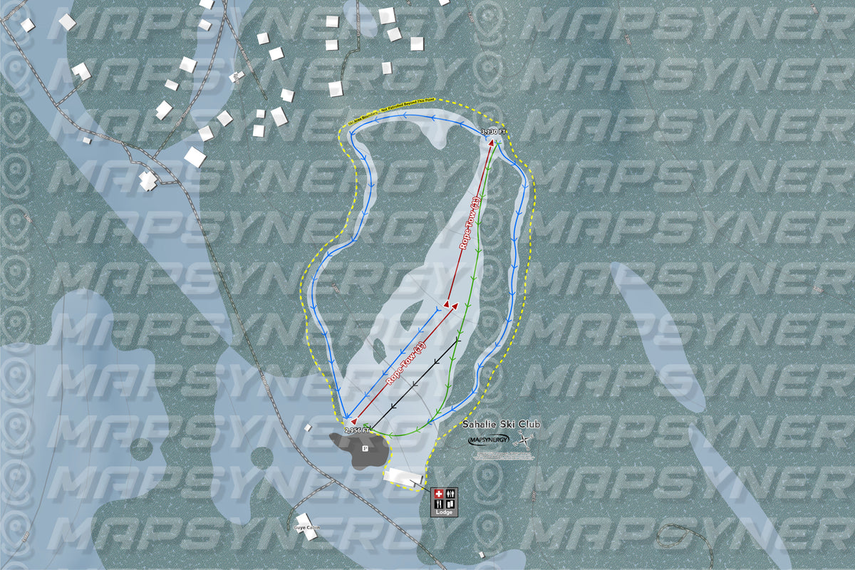 Sahalie Ski Club trail map