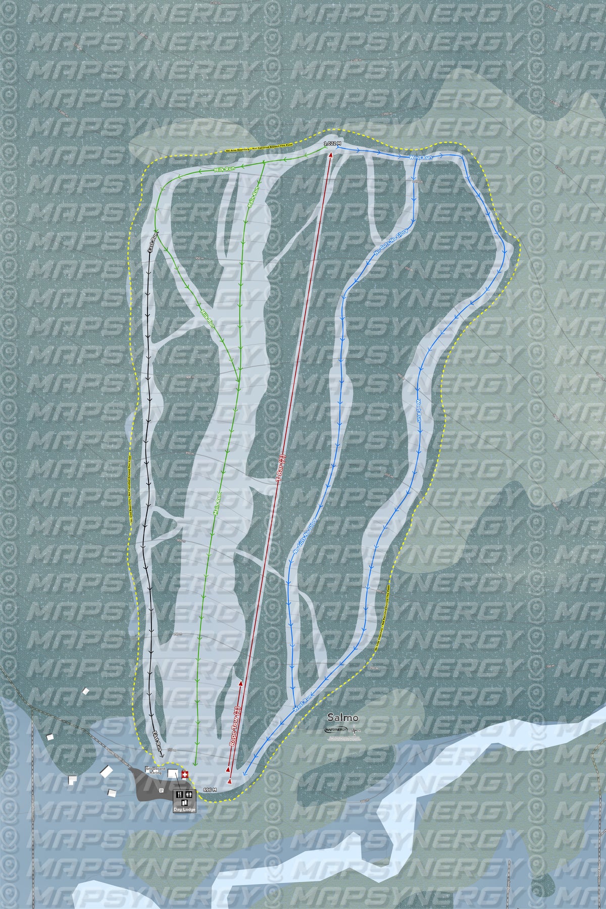 Salmo trail map