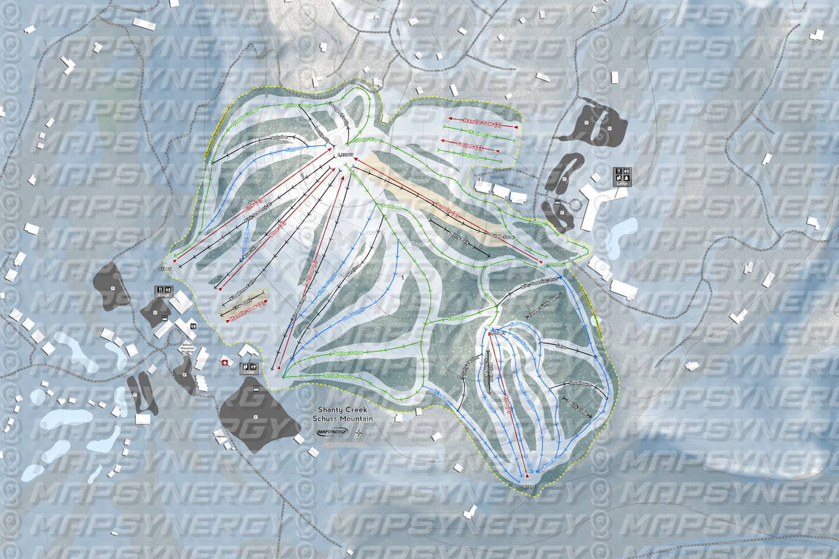 Shanty Creek Schuss trail map