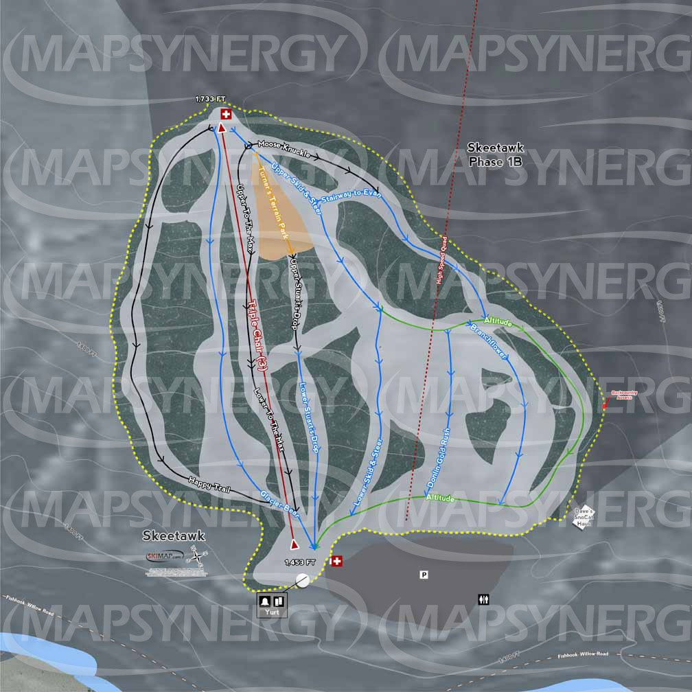 Skeetawk trail map