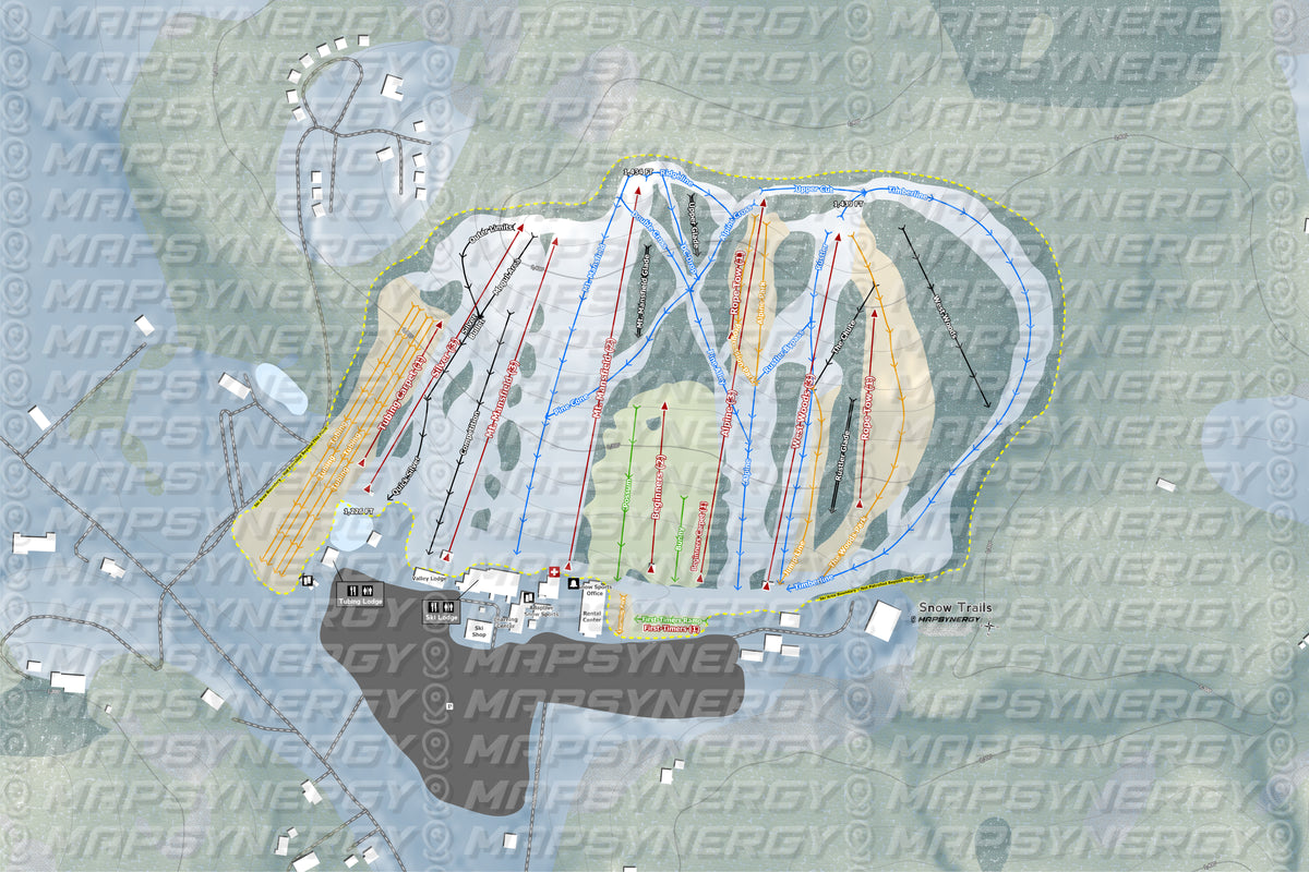 Snow Trails trail map