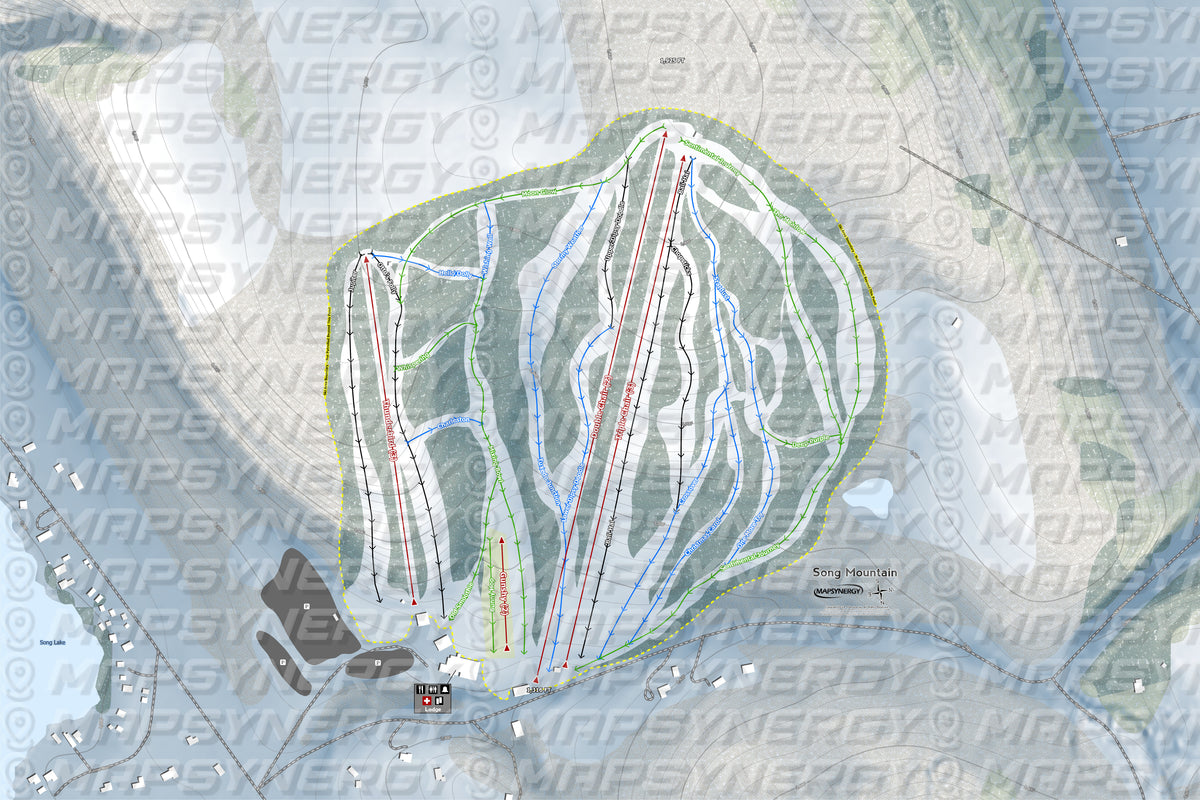 Song Mountain trail map
