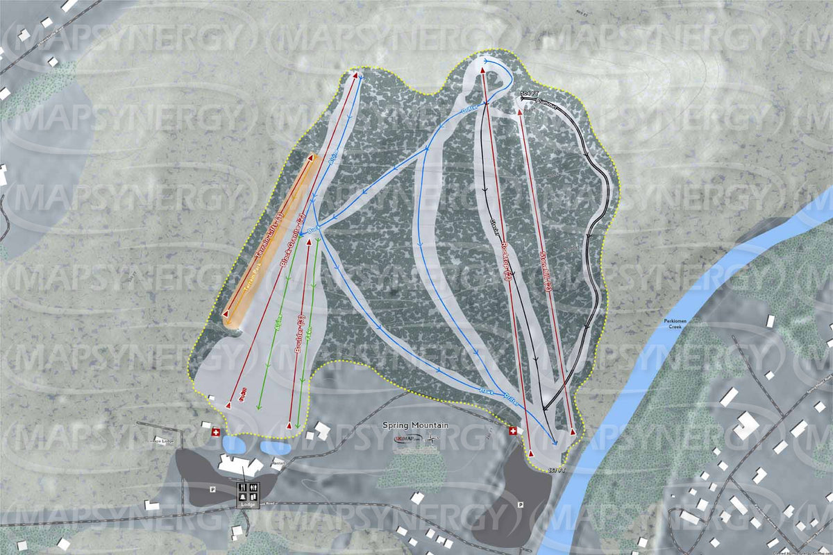Spring Mountain trail map