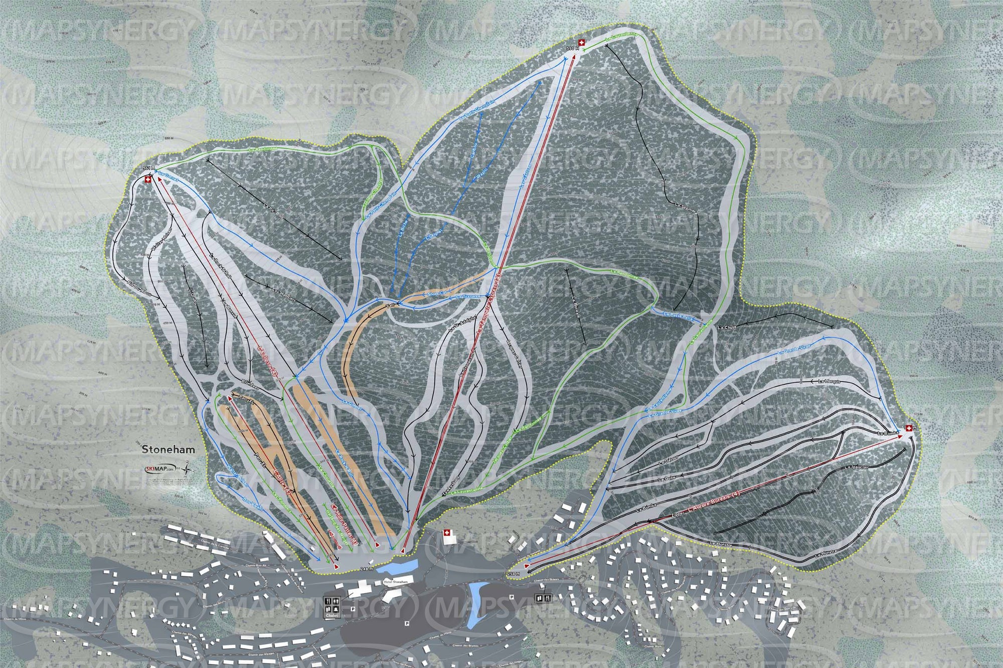 Stoneham trail map