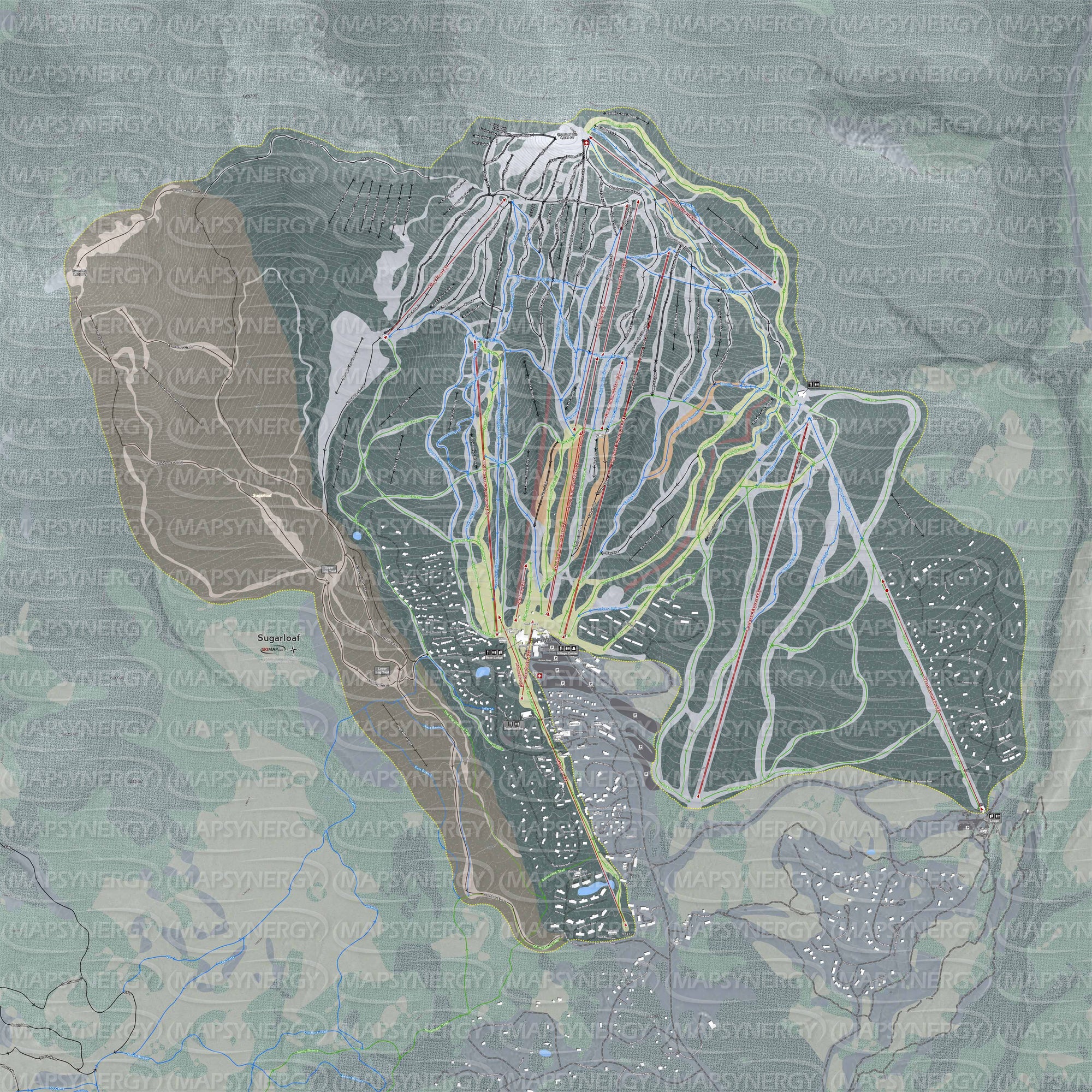Sugarloaf trail map