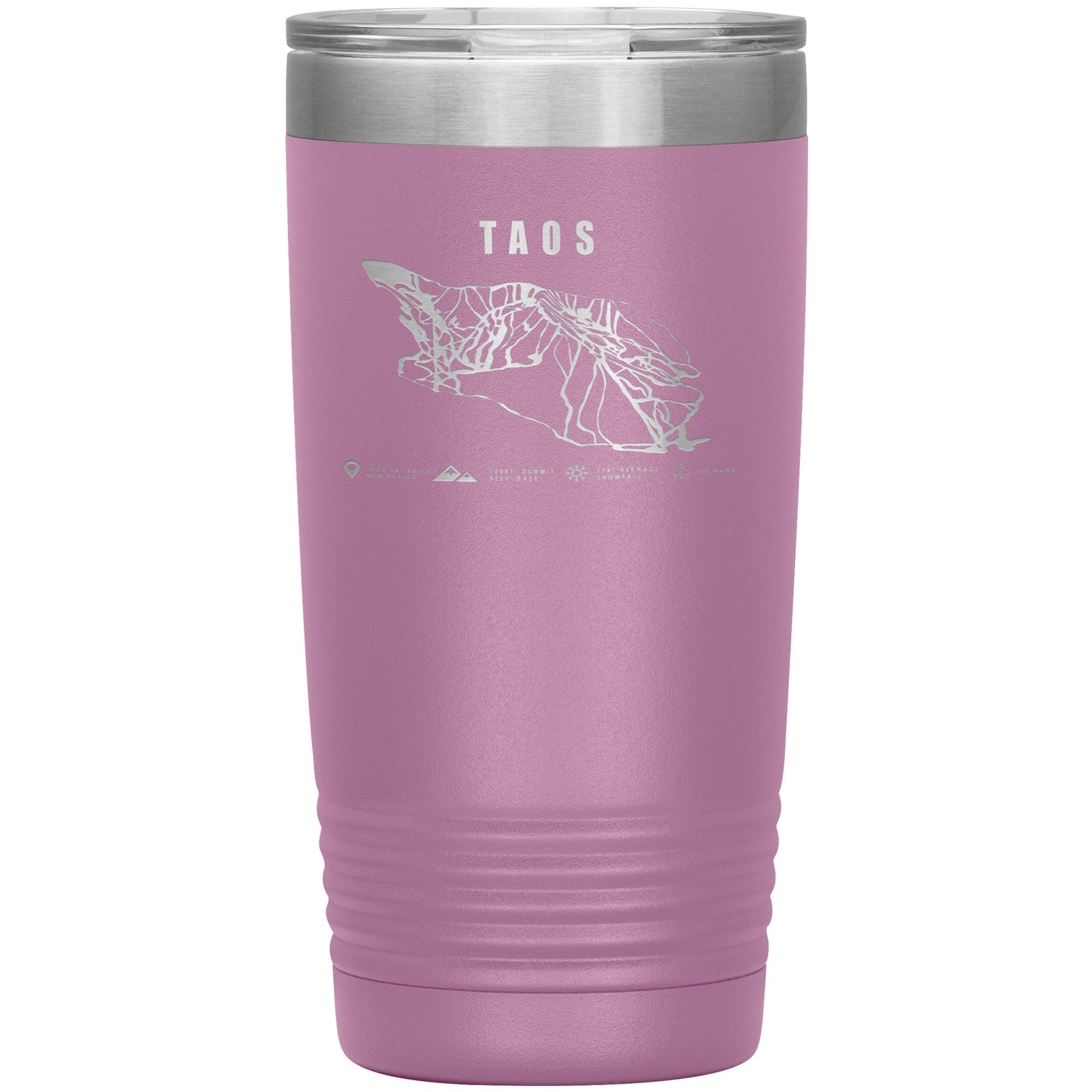 Taos, New Mexico Ski Trail Map 20oz Tumbler