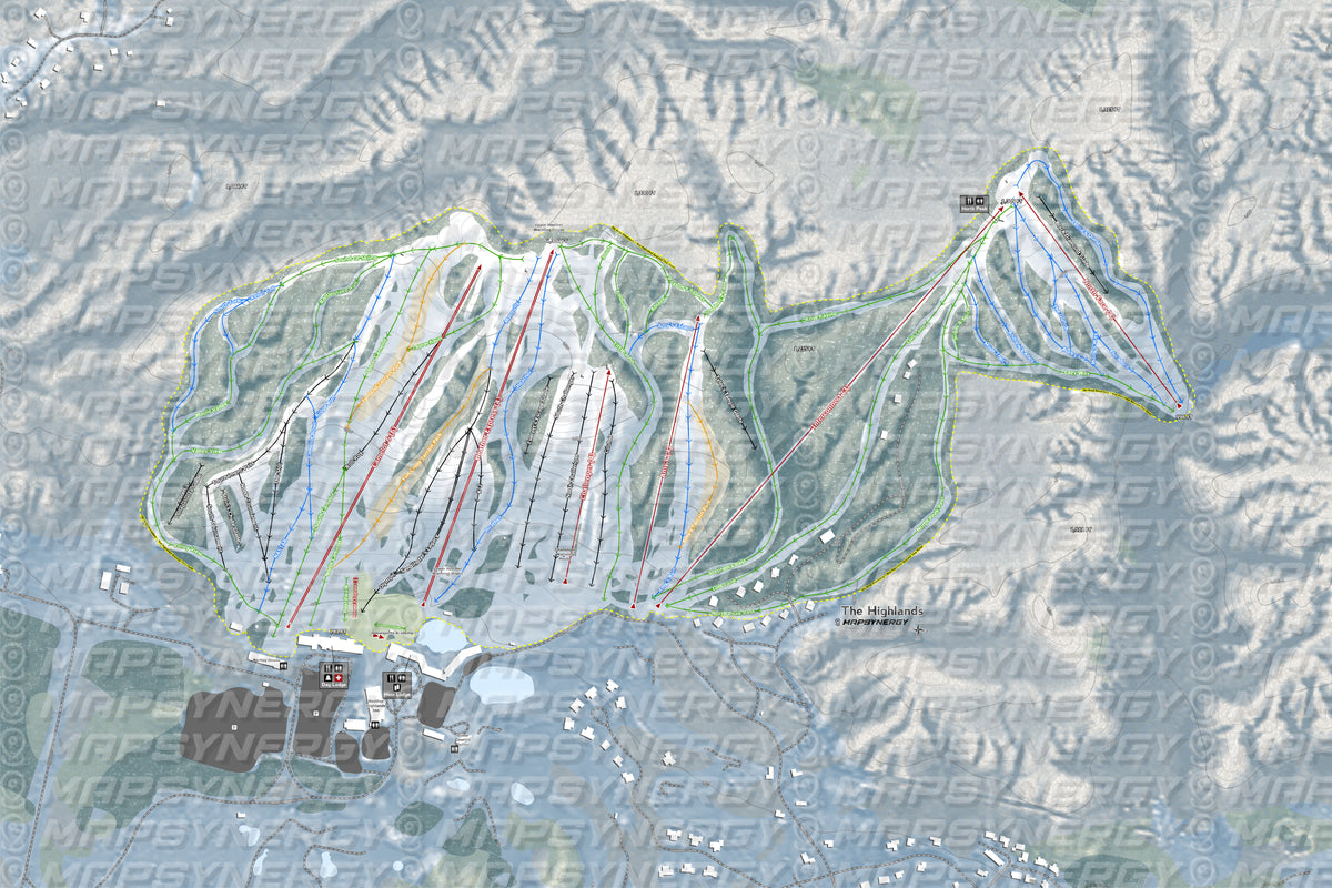 The Highlands trail map