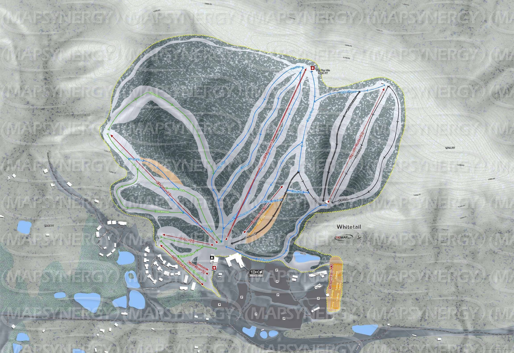 Whitetail trail map