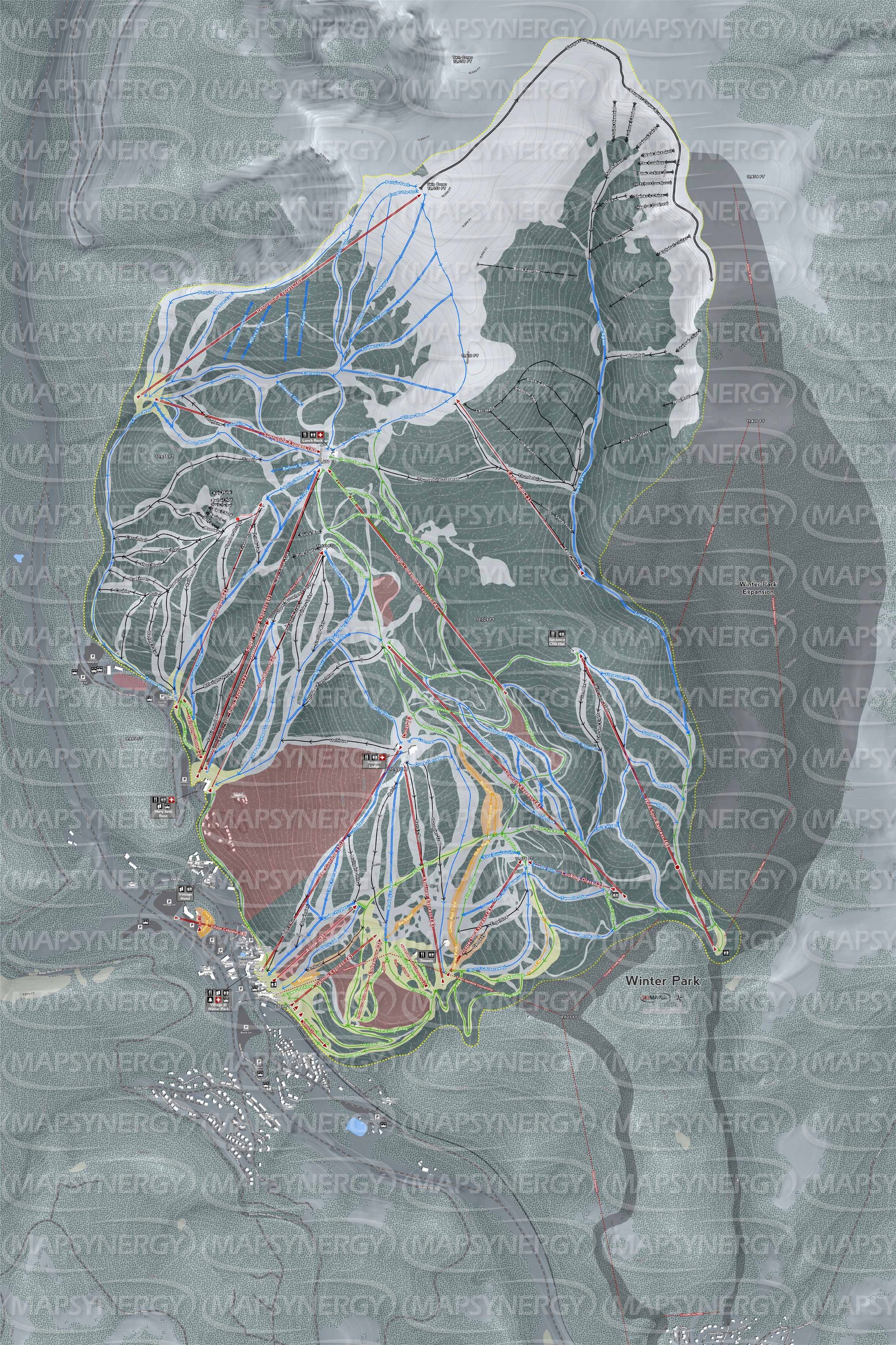 Winter Park trail map