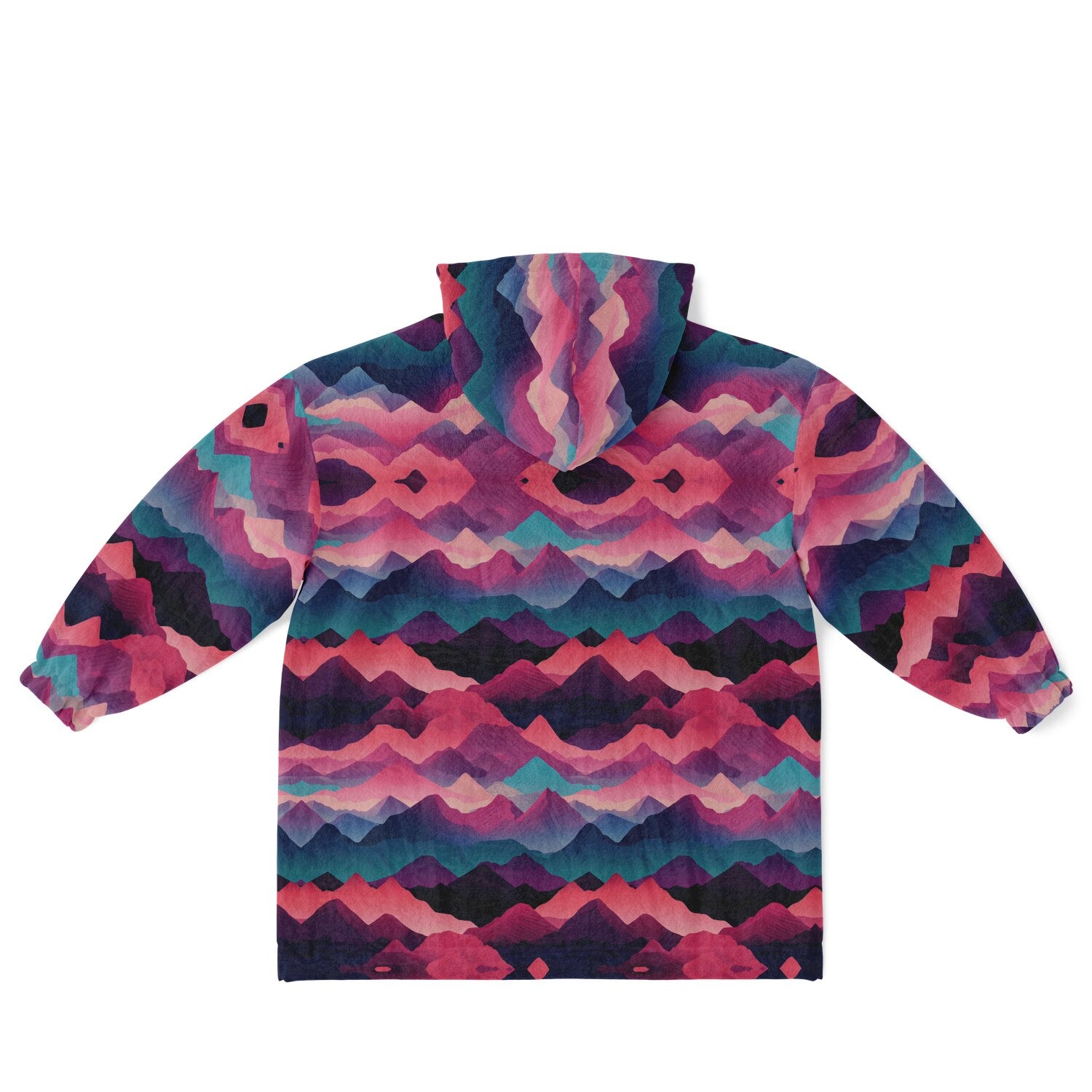 Powder Mountain, Utah Ski Resort Map Youth Reversible Snug Hoodie