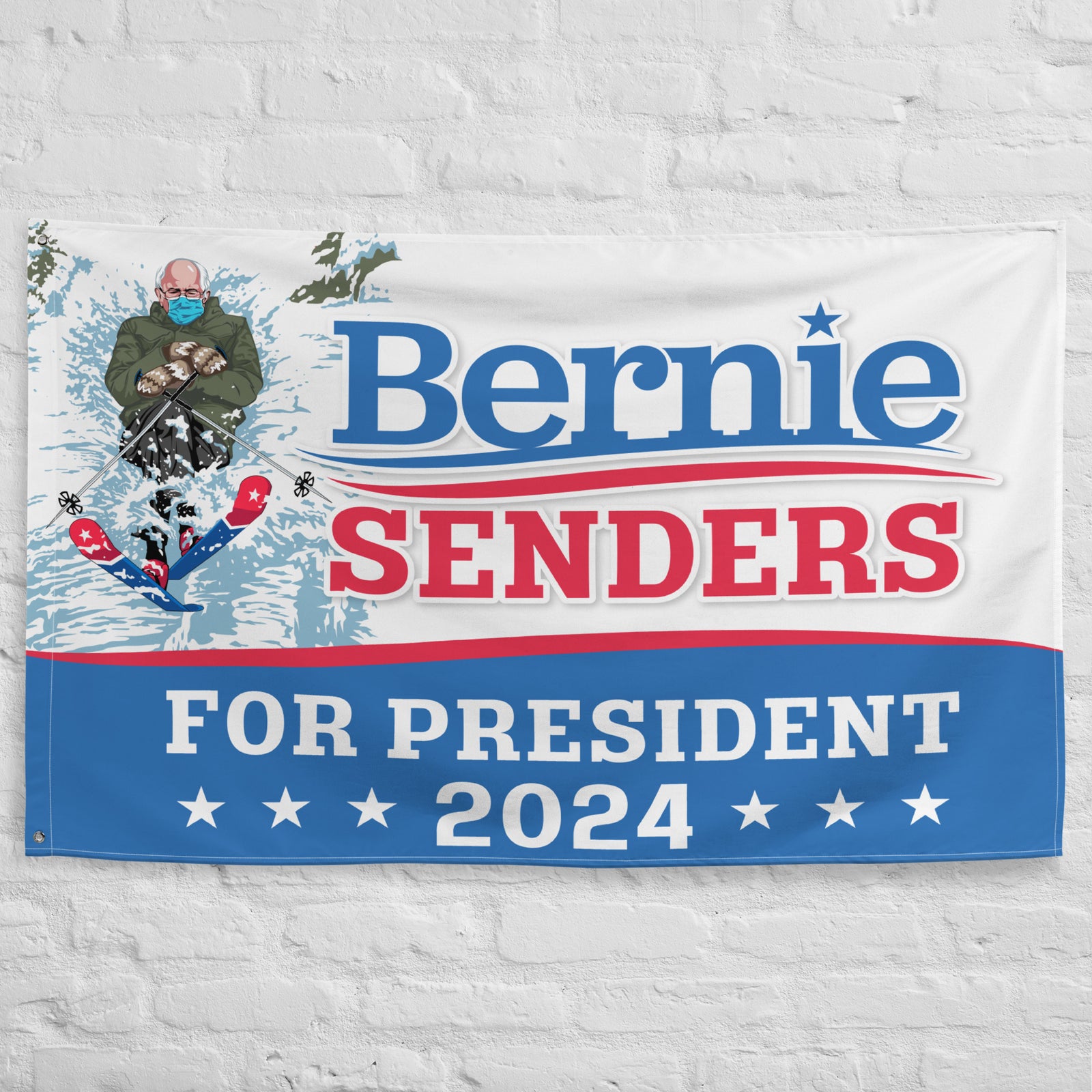 Bernie Senders for President 2024 Flag