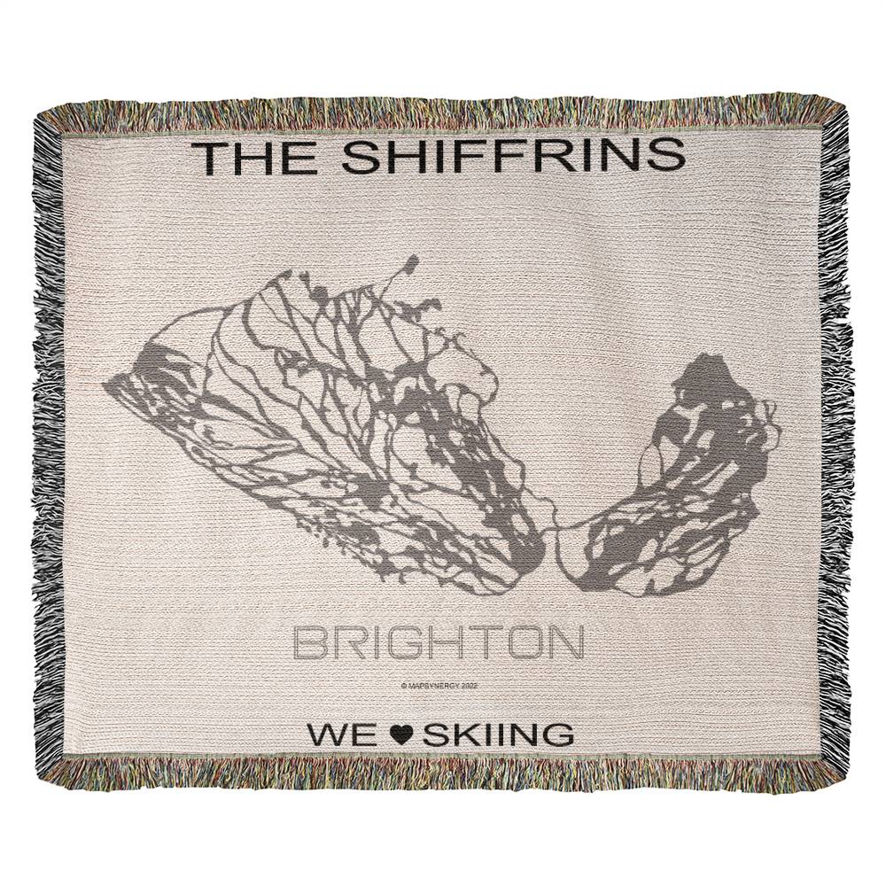 PERSONALIZED BRIGHTON, UTAH WOVEN BLANKET