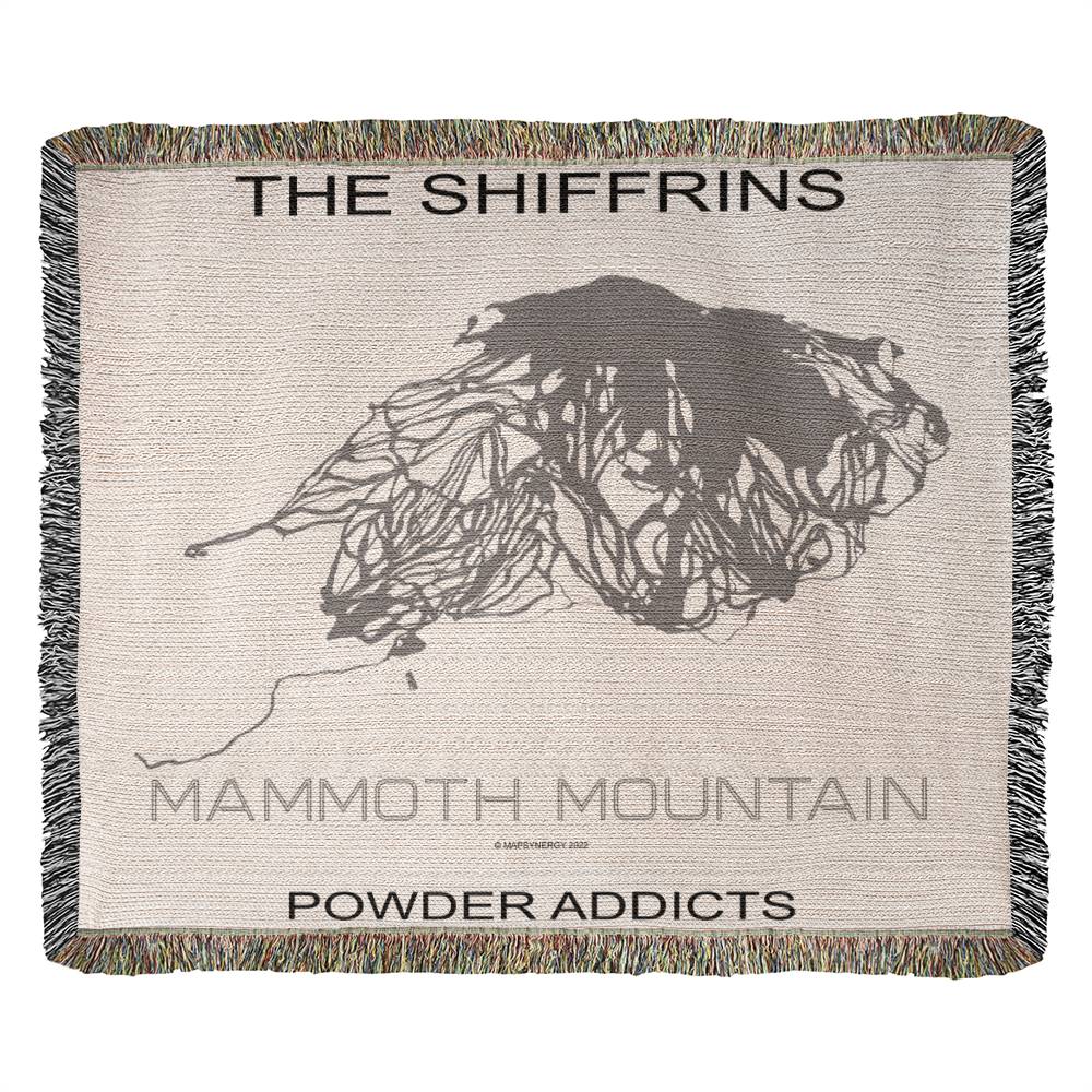 PERSONALIZED Mammoth Mountain, California WOVEN BLANKET
