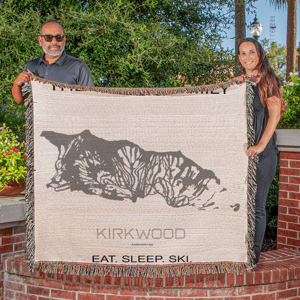 PERSONALIZED Kirkwood, California WOVEN BLANKET