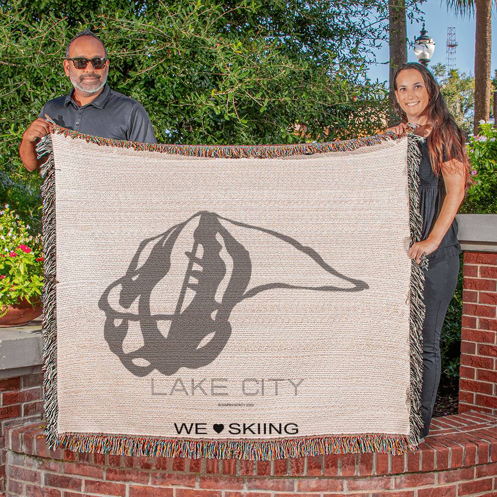 PERSONALIZED LAKE CITY, COLORADO WOVEN BLANKET - Powderaddicts