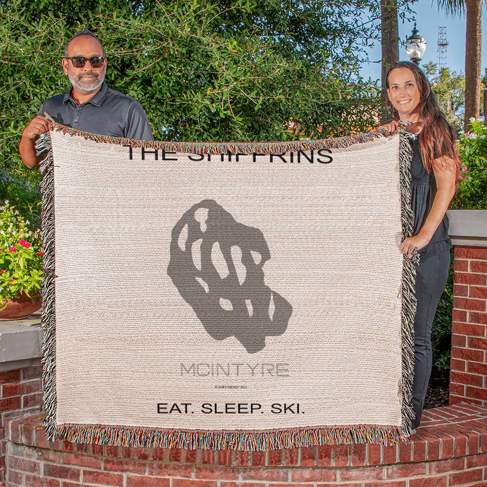 PERSONALIZED MCINTYRE, NEW HAMPSHIRE WOVEN BLANKET