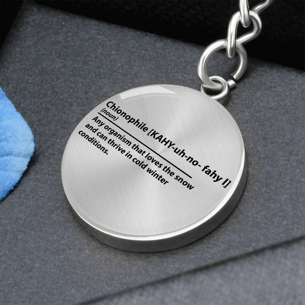 Chionophile Personalized Key Chain