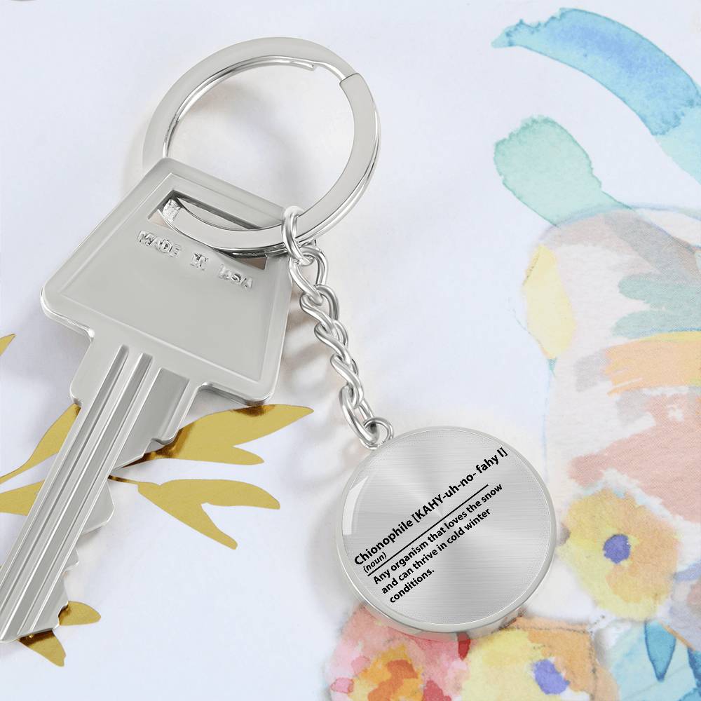Chionophile Personalized Key Chain