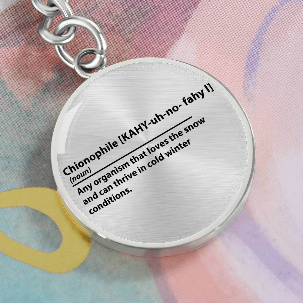 Chionophile Personalized Key Chain