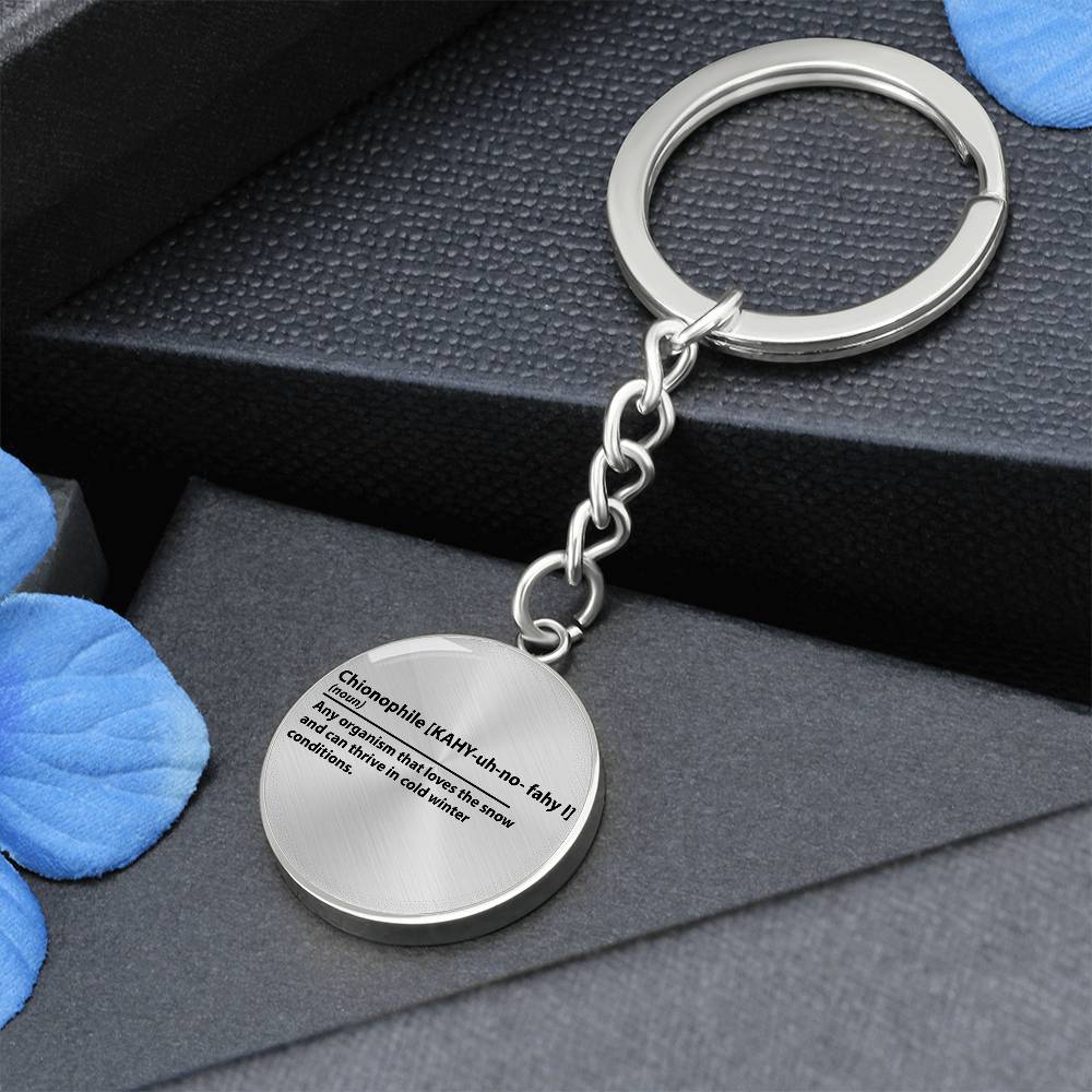 Chionophile Personalized Key Chain