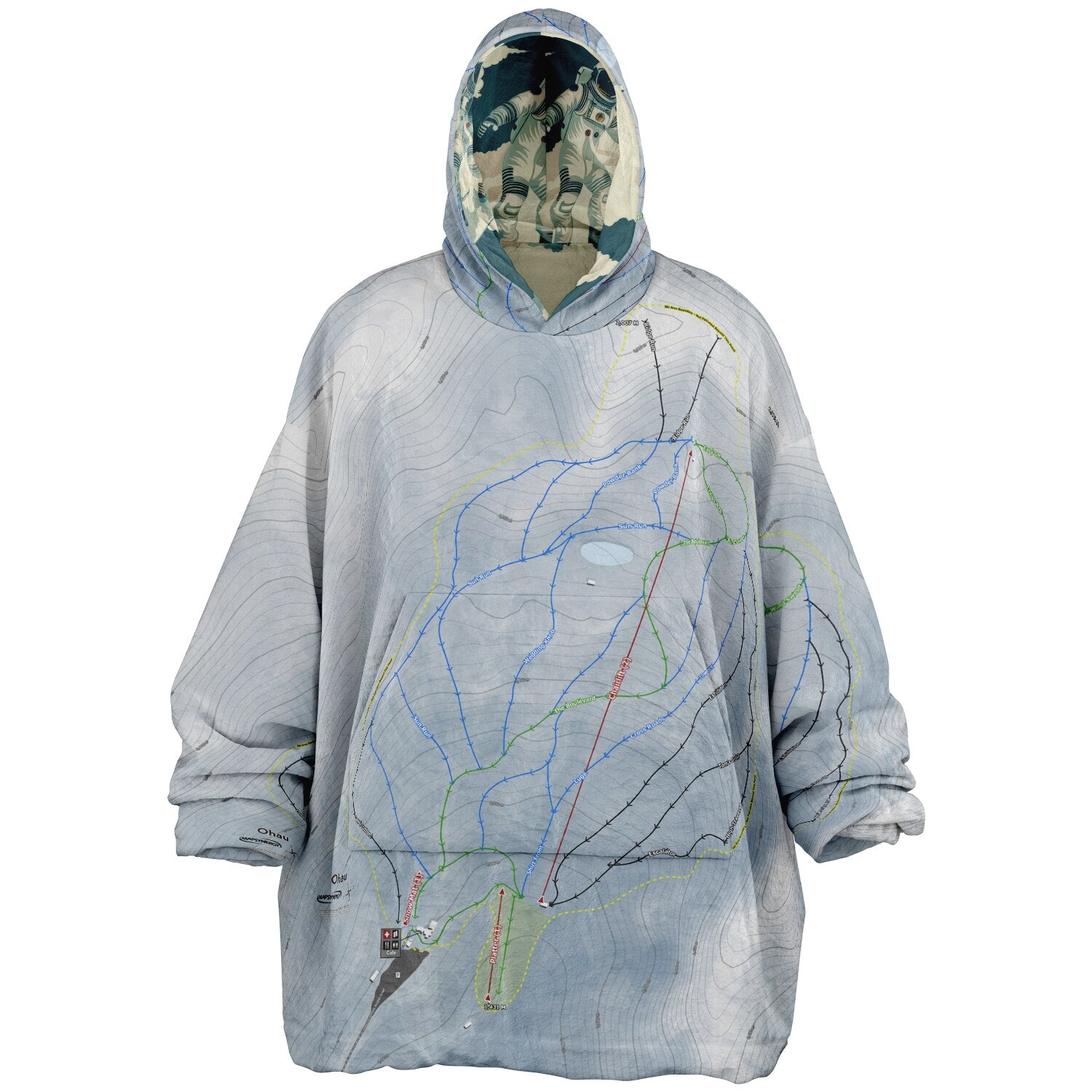 Reversible Snug Hoodie - AOP
