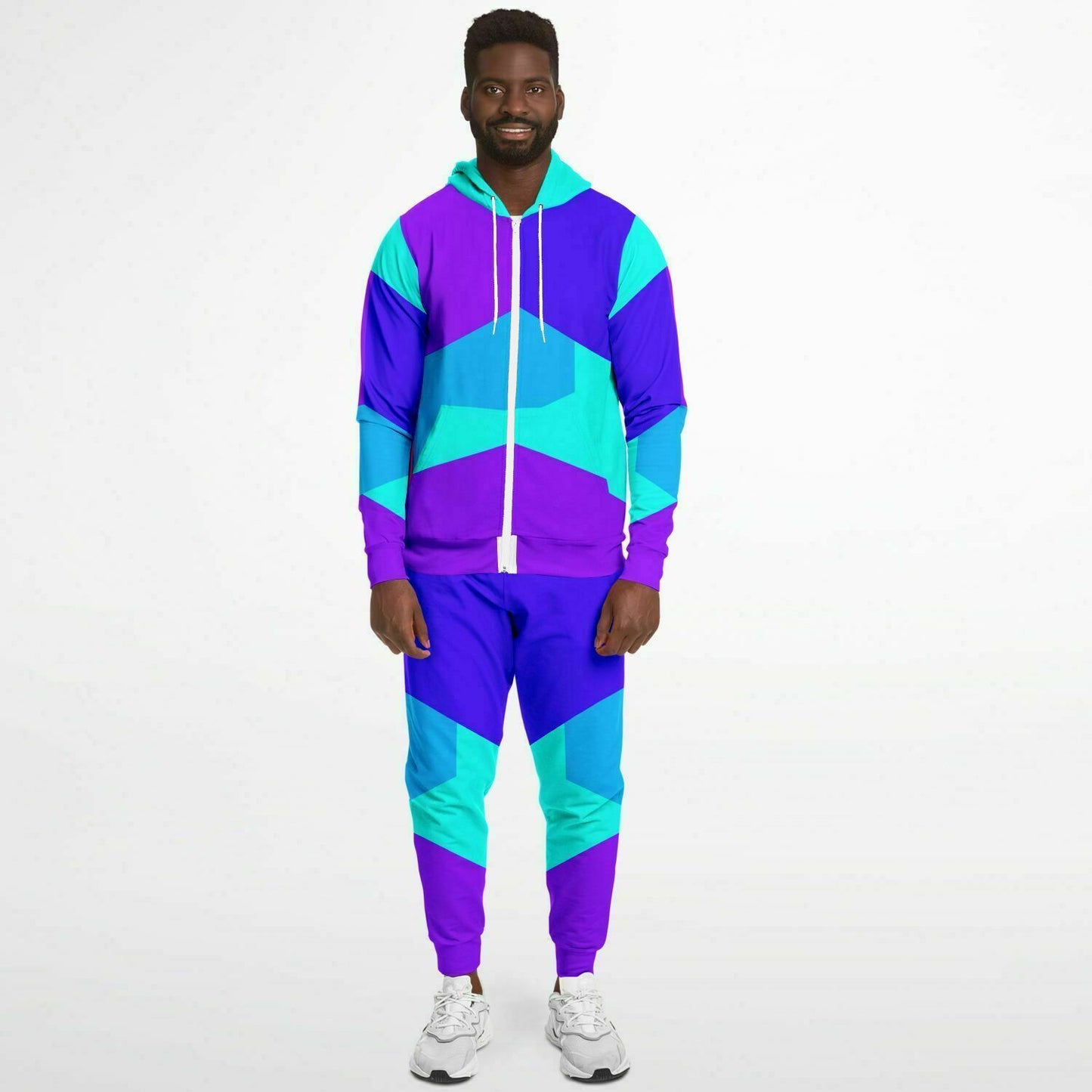 Purple Vail Unisex ZipHoodie and Jogger Set