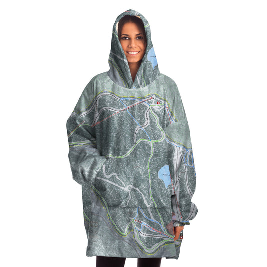 Middlebury Snow Bowl, Vermont Ski Trail Map - Snug Hoodie