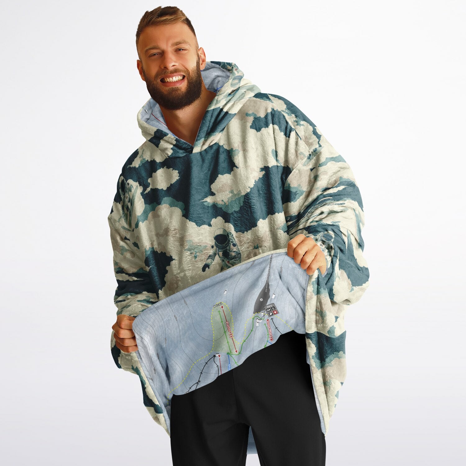 Reversible Snug Hoodie - AOP