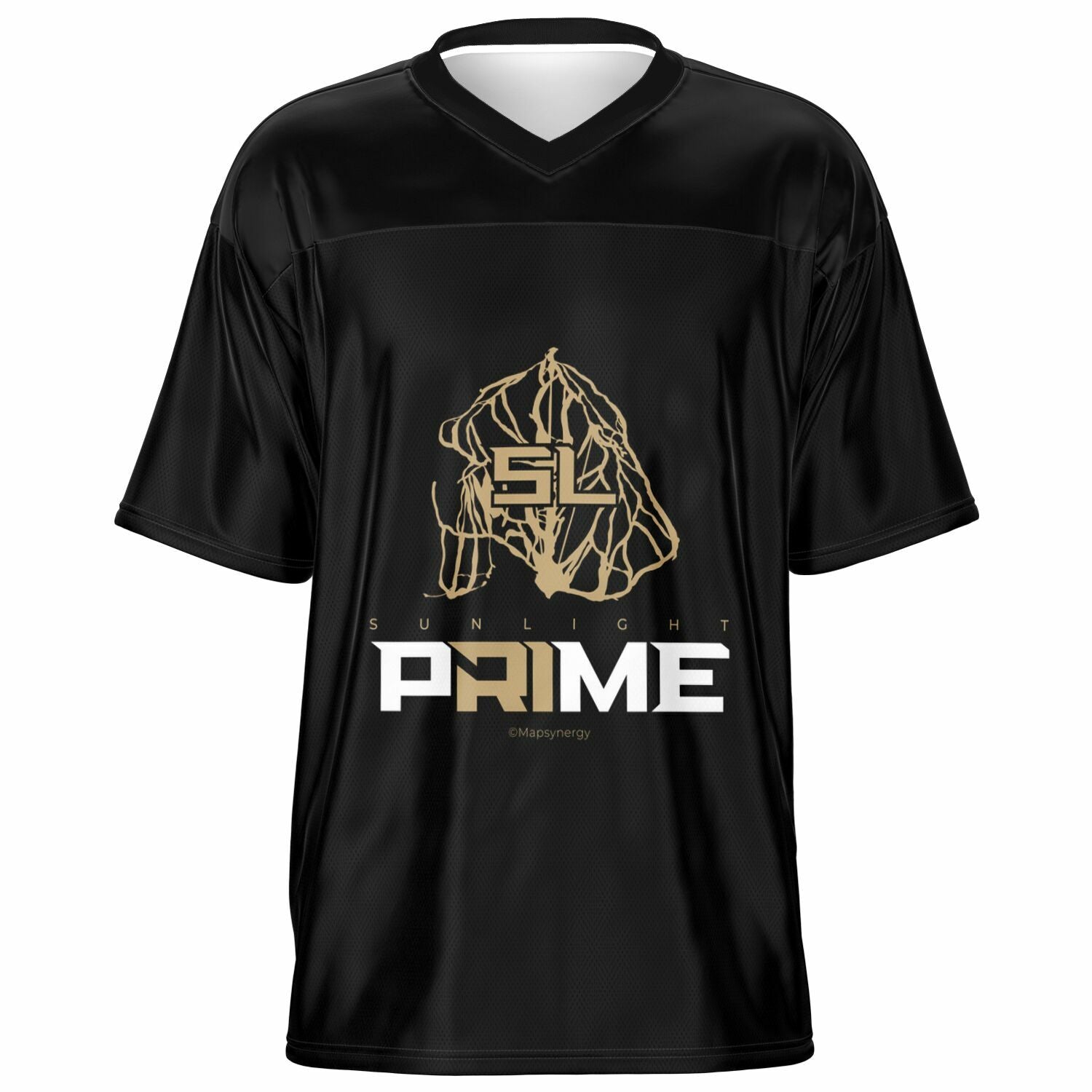 Prime Sunlight Mountain Resort, Colorado Ski Trail Map Football Jersey