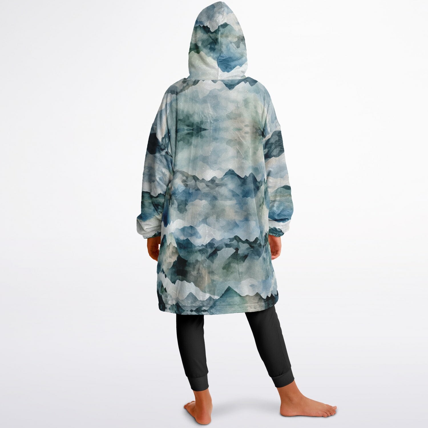 Powder Mountain, Utah Ski Resort Map Youth Reversible Snug Hoodie