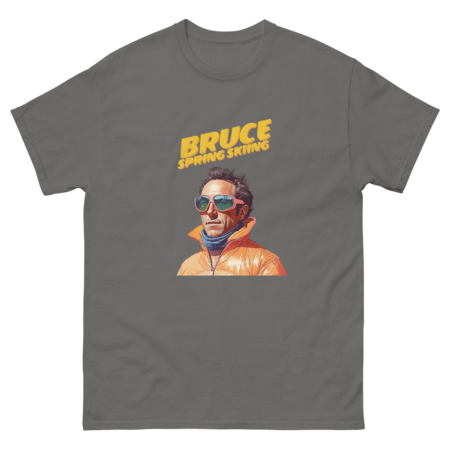Bruce Spring Skiing Men's classic tee