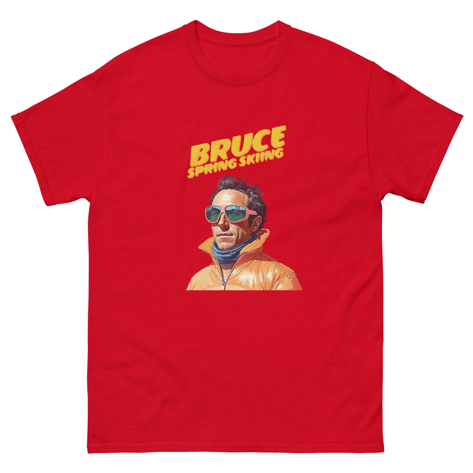 Bruce Spring Skiing Men's classic tee