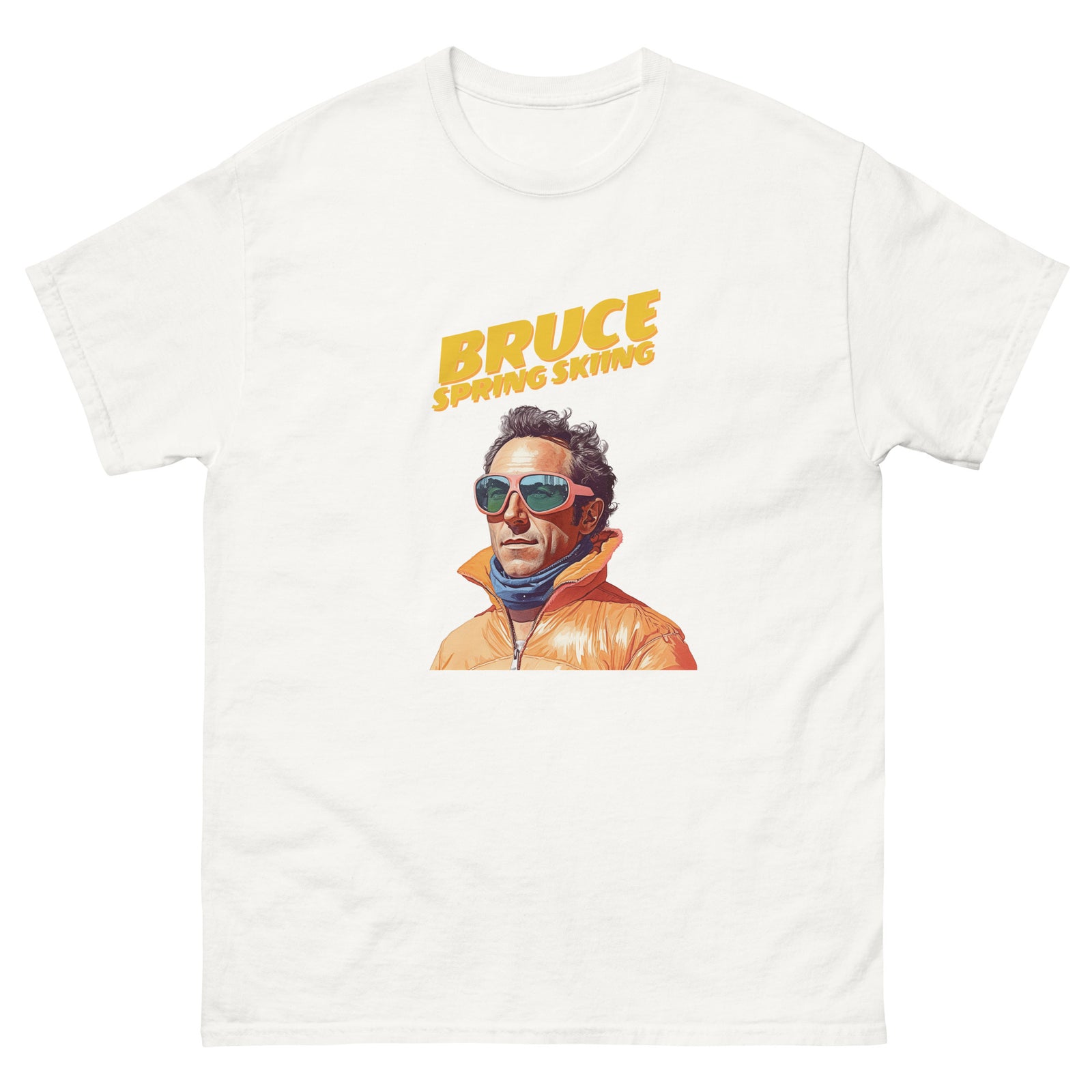 Bruce Spring Skiing Men's classic tee