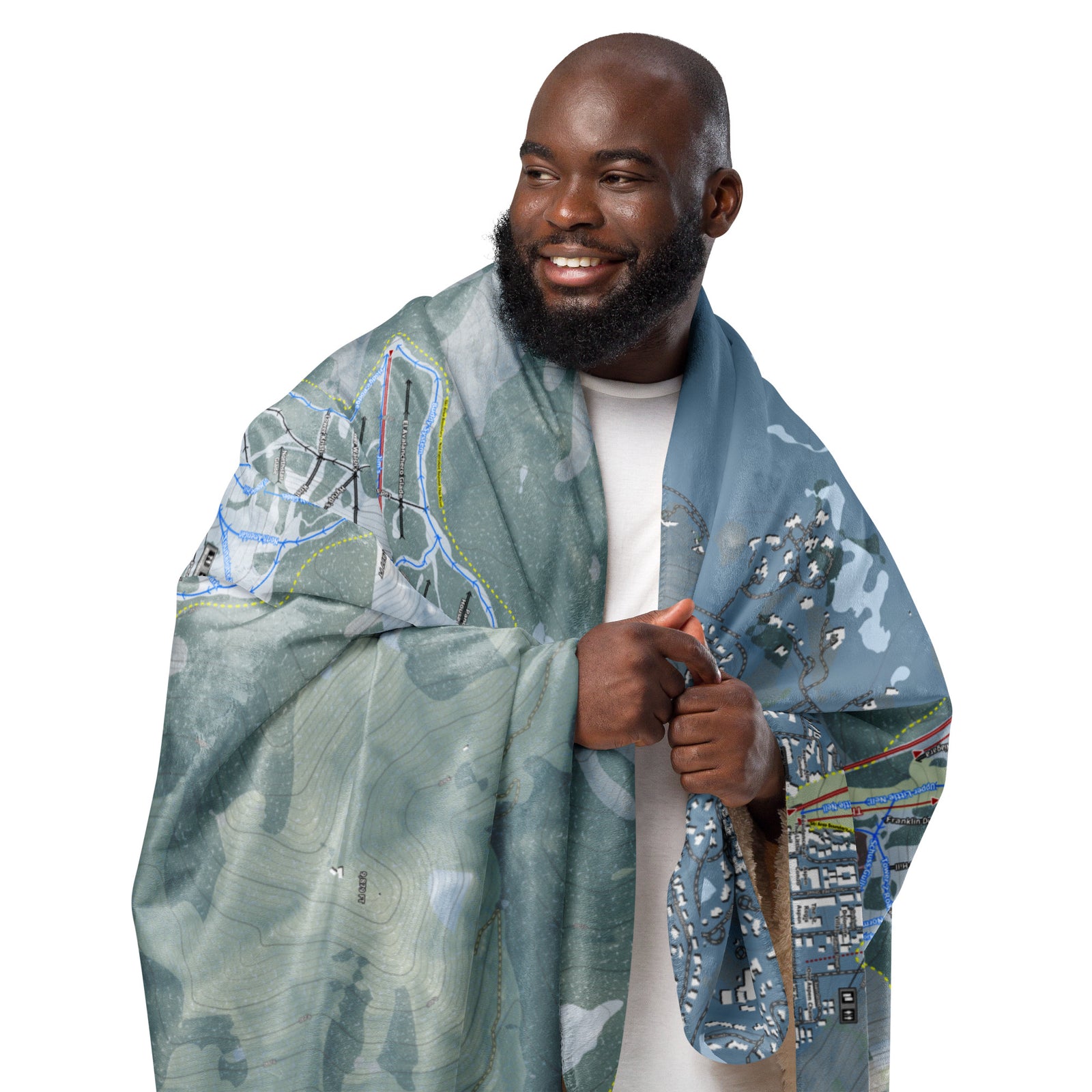 Aspen Mountain, Colorado Ski Resort Map Blanket