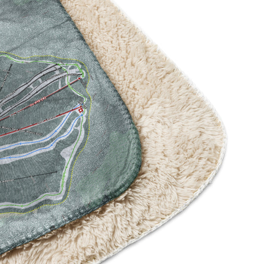 Sunday River, Maine Ski Resort Map blanket - Powderaddicts