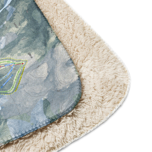 Lutsen Mountains, Minnesota Ski Resort Map Blanket - Powderaddicts
