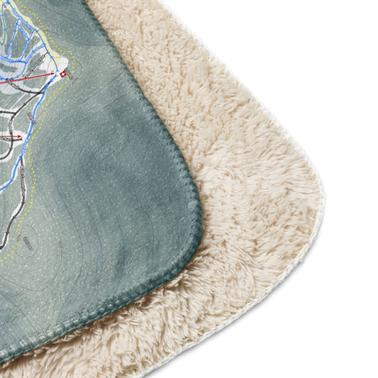 WINDHAM MOUNTAIN, NEW YORK SKI RESORT MAP BLANKET - Powderaddicts