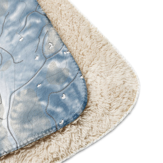 Boyne Mountain, Michigan Ski Resort Map Blanket - Powderaddicts