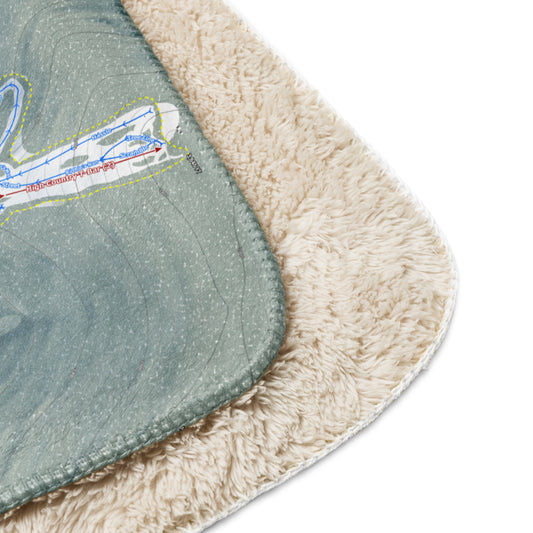 Waterville Valley, New Hampshire Ski Resort Map Blanket - Powderaddicts