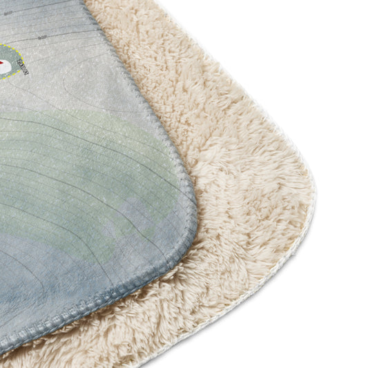 DENTON HILL, PENNSYLVANIA SKI RESORT MAP BLANKET - Powderaddicts