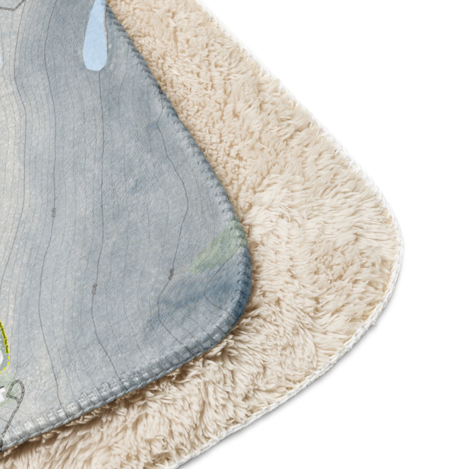 SEVEN SPRINGS, PENNSYLVANIA SKI RESORT MAP BLANKET