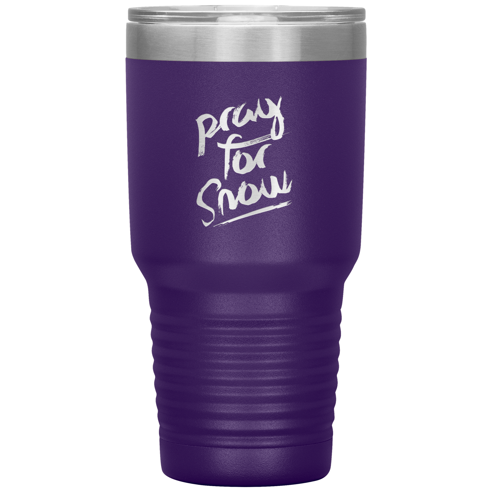 Pray For Snow Back 30oz Tumbler - Powderaddicts