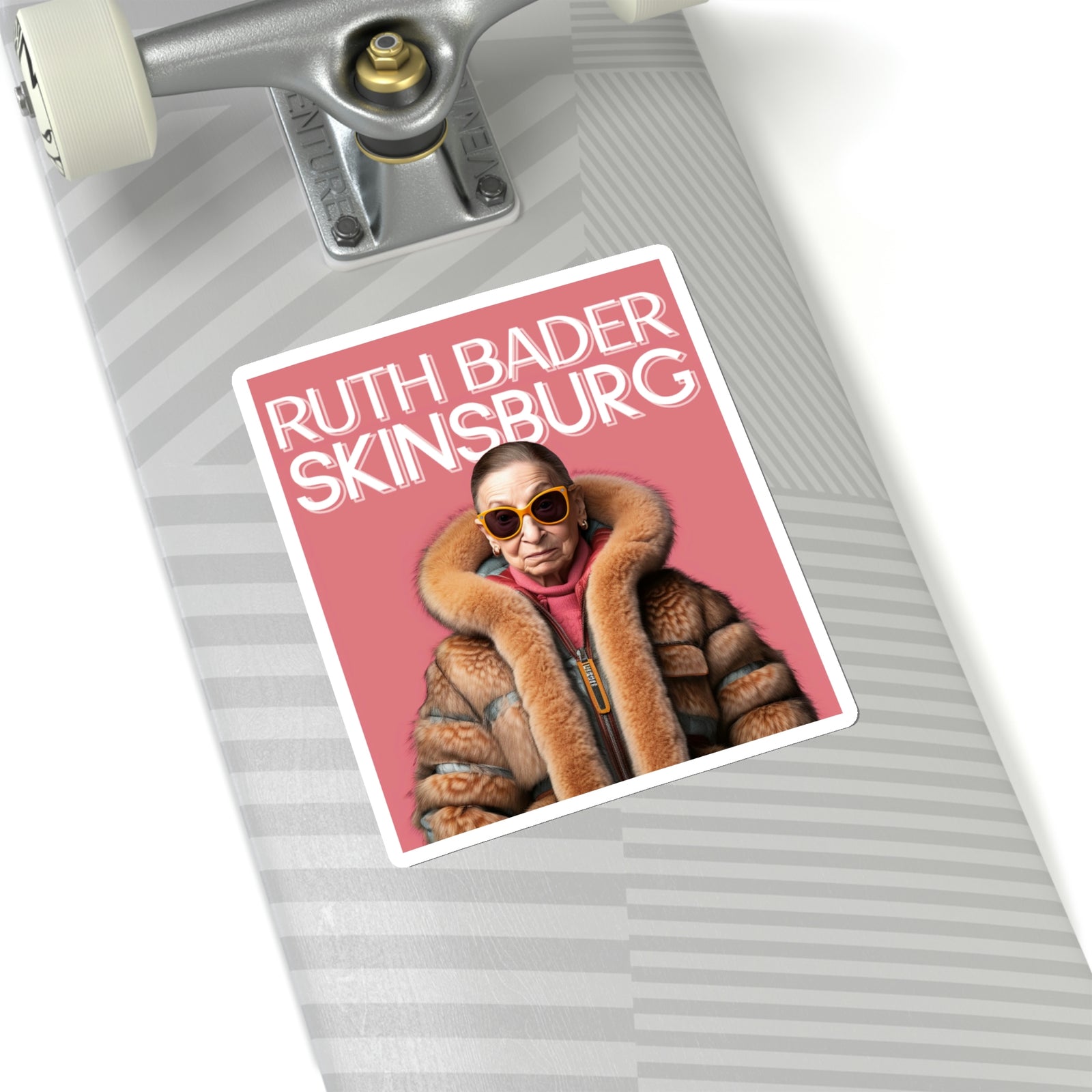 Ruth Bader Skinsburg Kiss-Cut Stickers - Powderaddicts