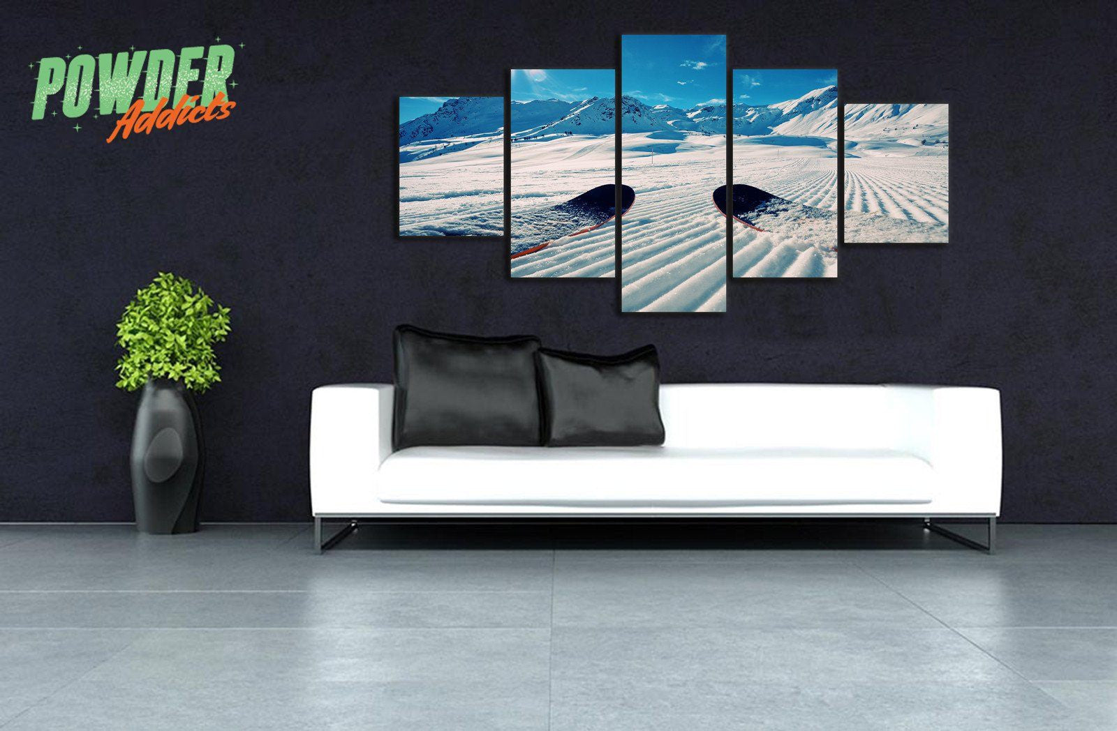 Fresh Tracks 5 Piece Canvas - Powderaddicts
