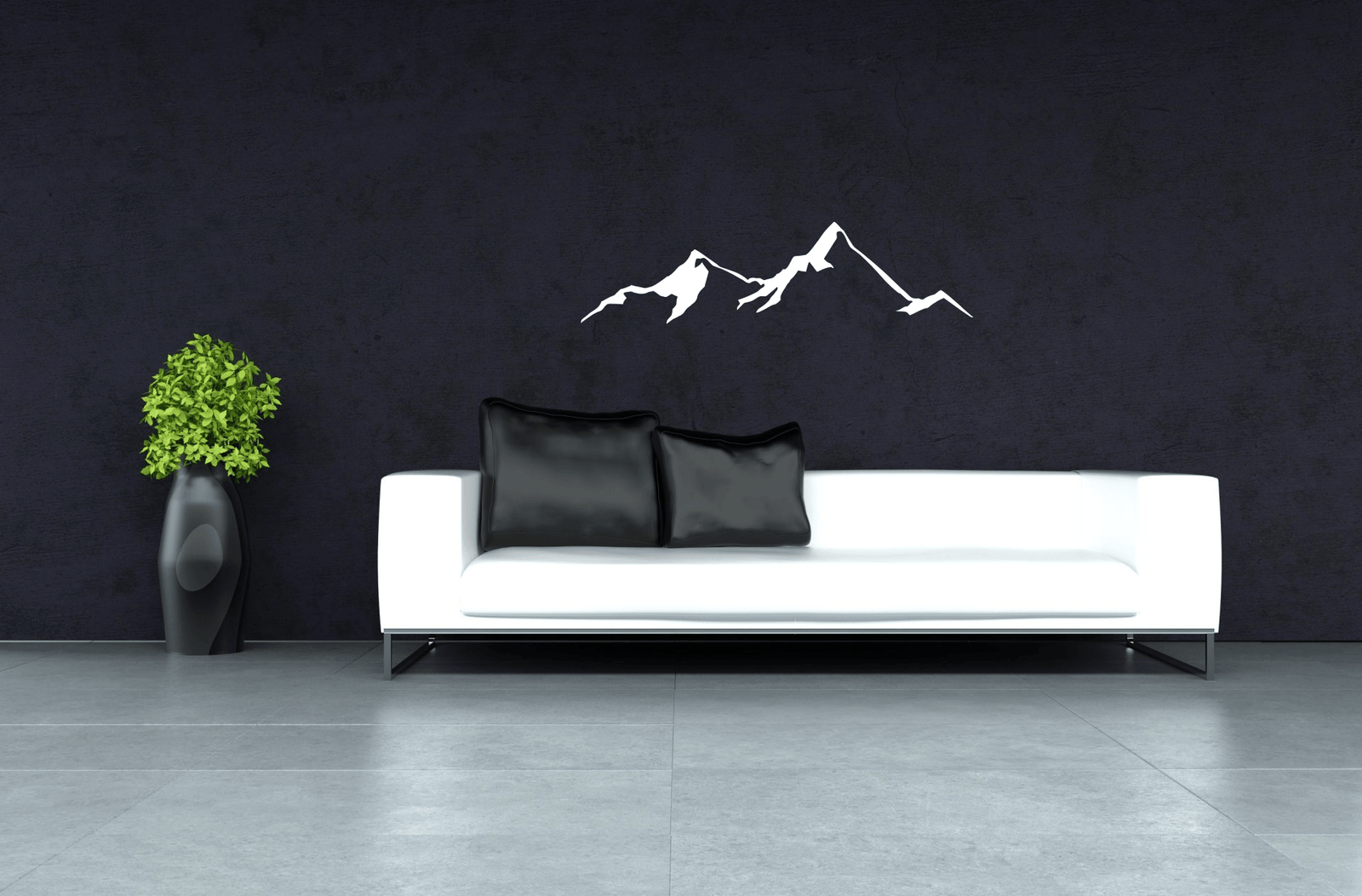Mountain Wall Decal - Powderaddicts